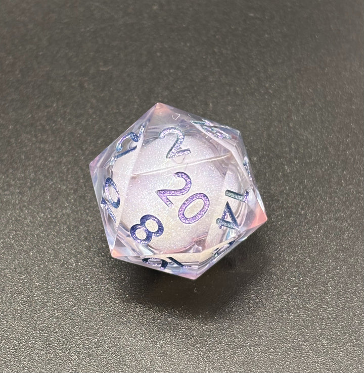 Liquid Core Glitter Dice Set