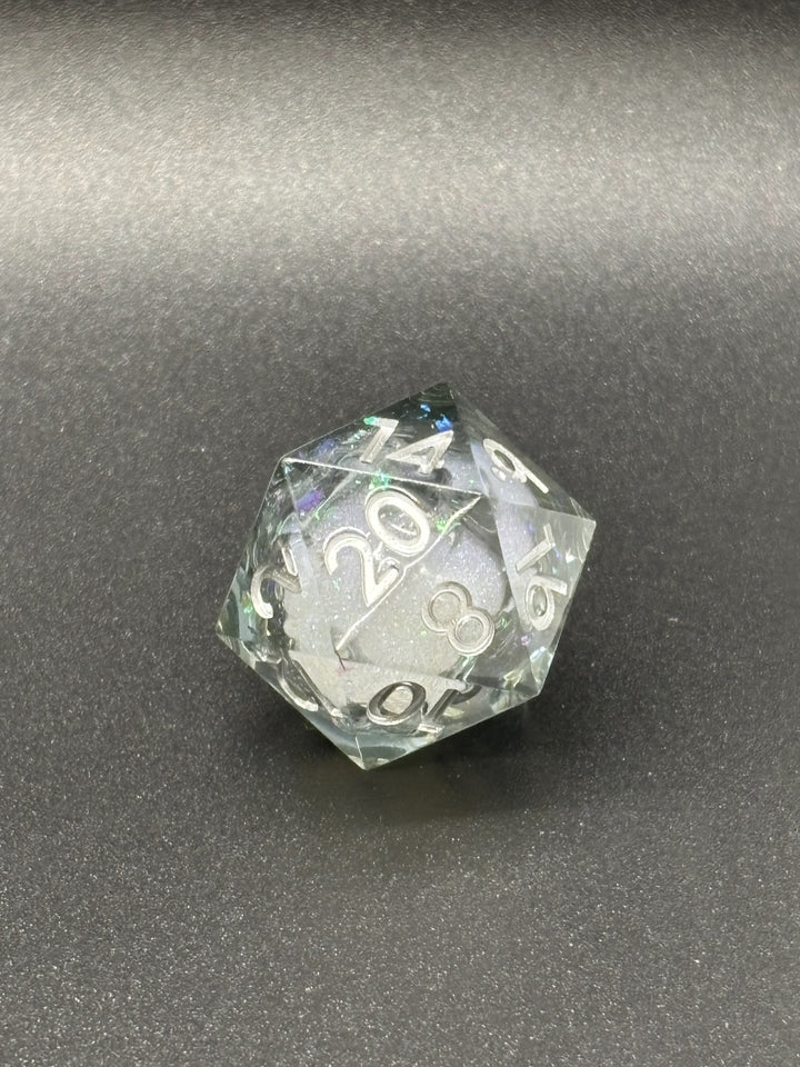 Liquid Core Glitter Dice Set