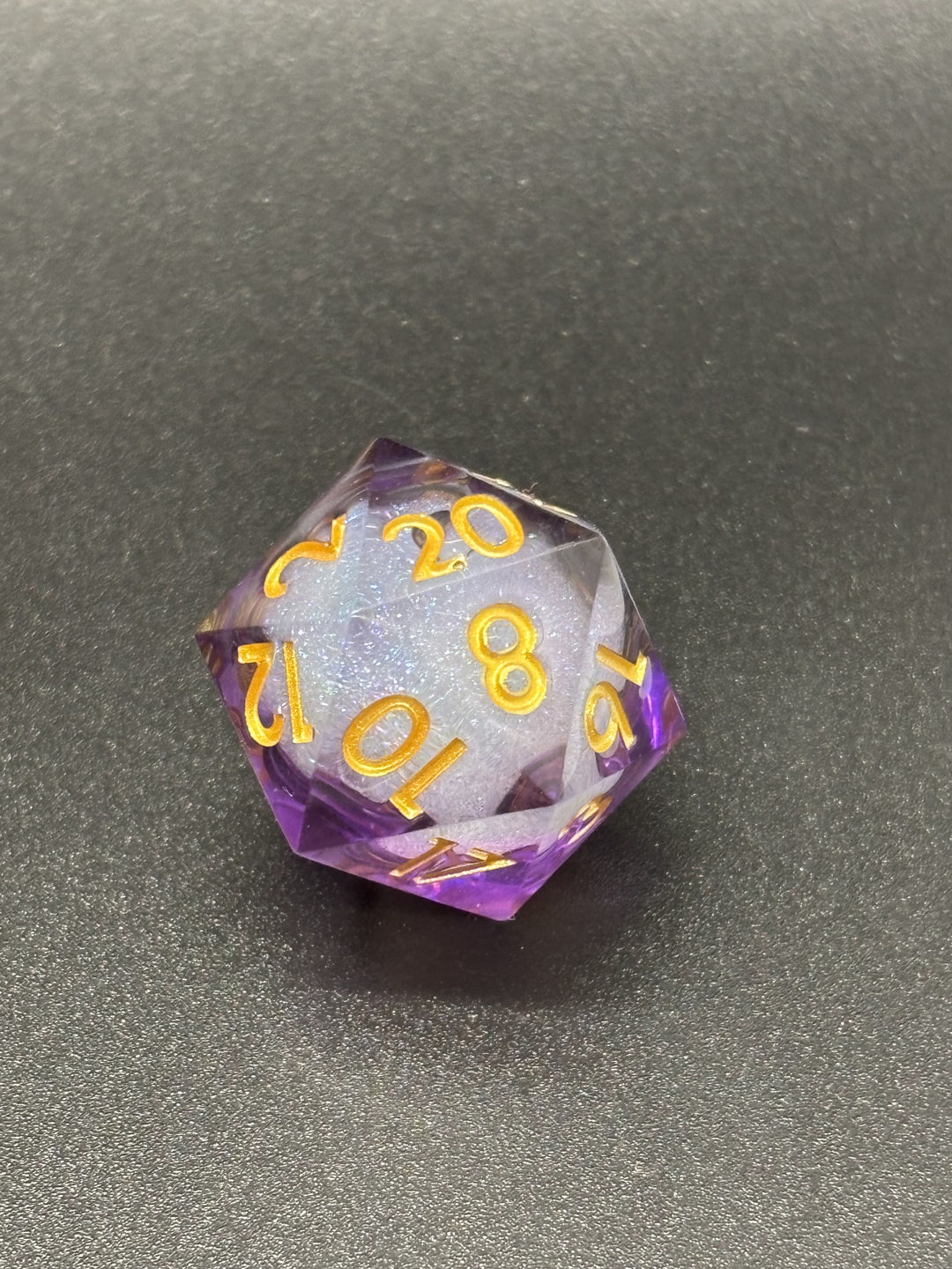 Liquid Core Glitter Dice Set