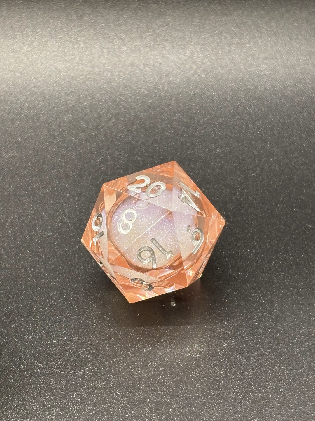 Liquid Core Glitter Dice Set