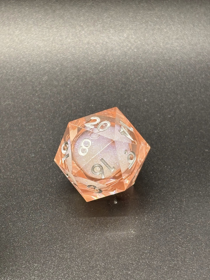 Liquid Core Glitter Dice Set