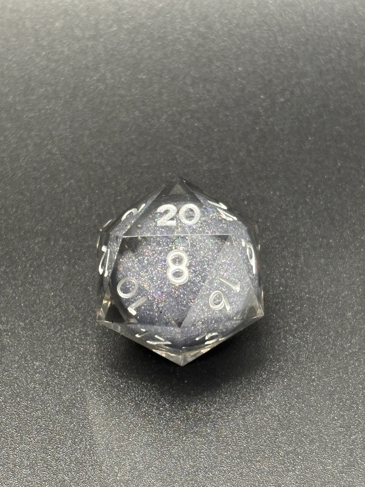 Liquid Core Glitter Dice Set