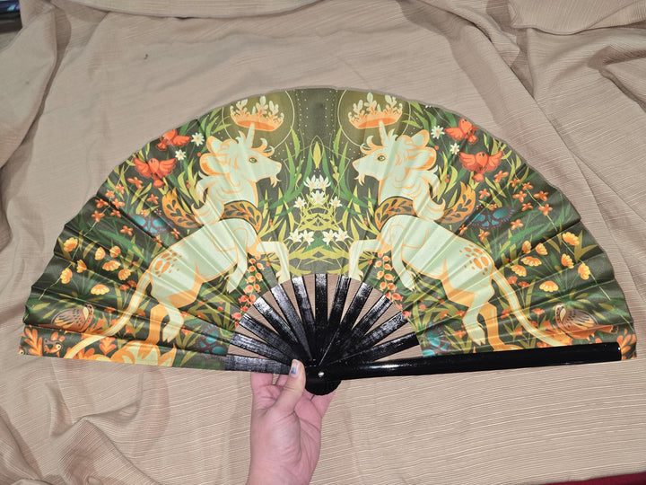 Floral Frolic Fans