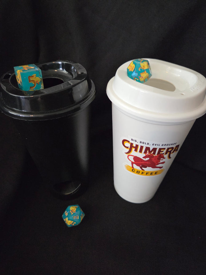 Coffee Cup Dice Tower