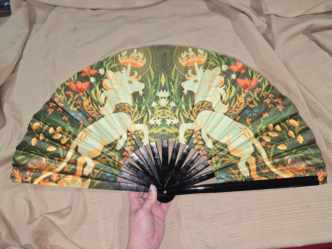 Floral Frolic Fans