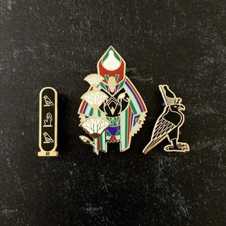 BV Enamel Egyptian God Sets