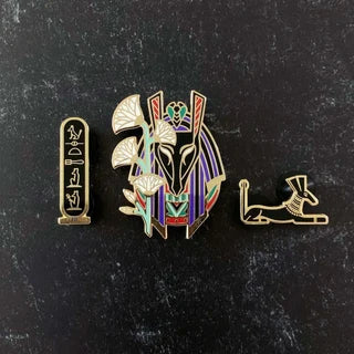 BV Enamel Egyptian God Sets