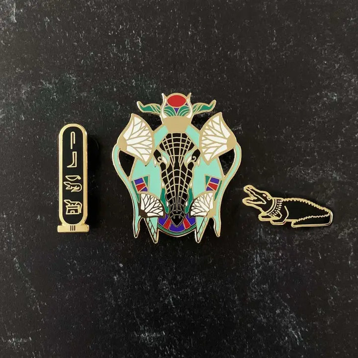 BV Enamel Egyptian God Sets