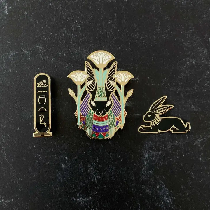 BV Enamel Egyptian God Sets