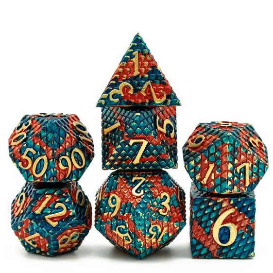 Dragon Scale Metal Dice