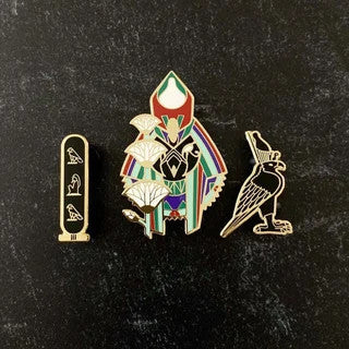 BV Enamel Egyptian God Sets