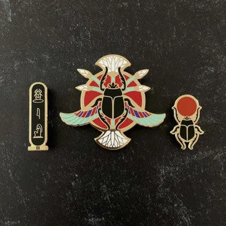BV Enamel Egyptian God Sets