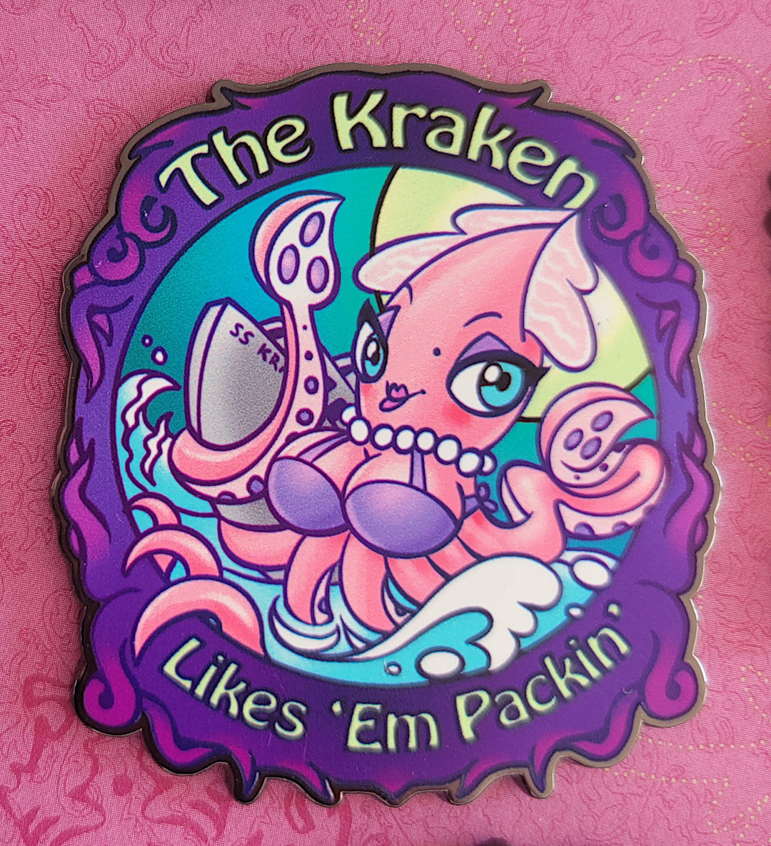 GE Curvy Cryptids UV Pins