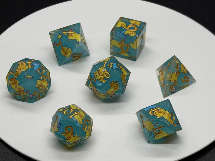 Sharp Edge Spring Dice Sets