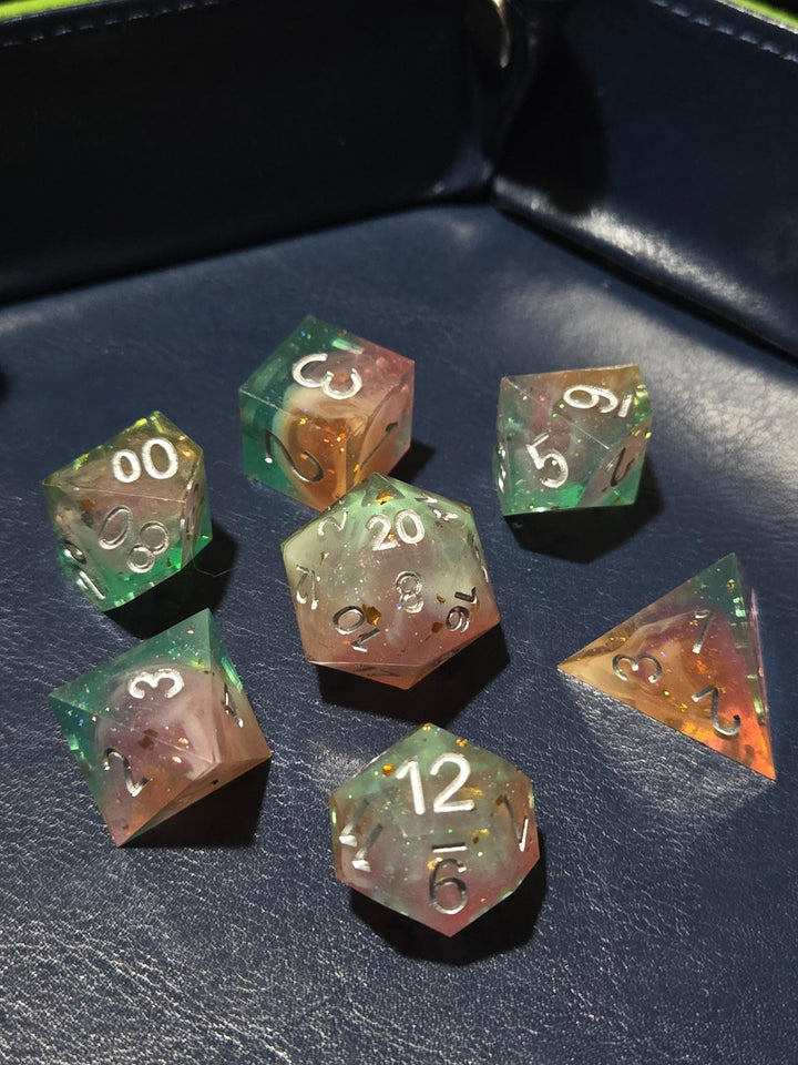 Pink Blue Vapor Copper Flake Sharp Edge Set