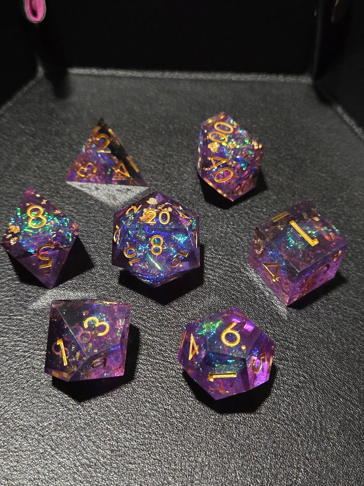 Purple Prism Gold Flake Sharp Edge Set