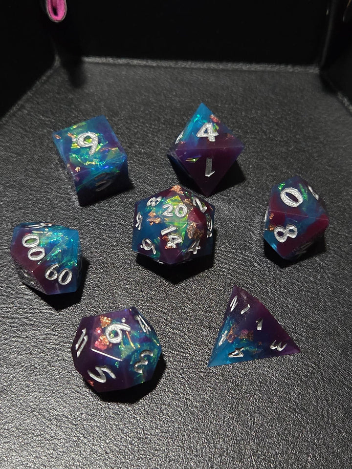 Red Blue Copper Flake Sharp Edge Set