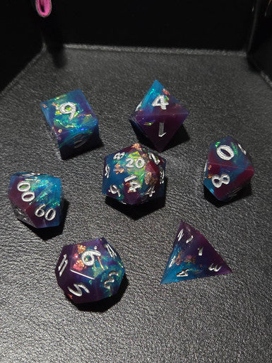 Red Blue Copper Flake Sharp Edge Set
