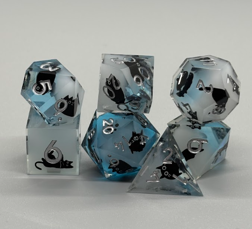 Resin Cat Dice