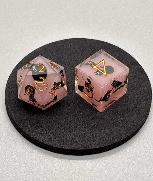 Resin Cat Dice