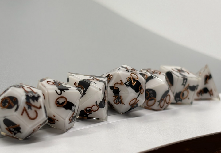 Resin Cat Dice