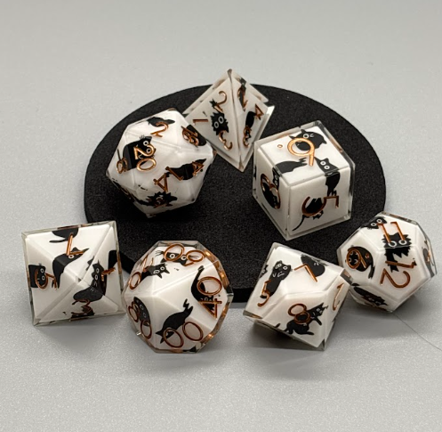 Resin Cat Dice
