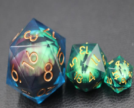 Liquid Core Dragon Eye D20 50 Mil