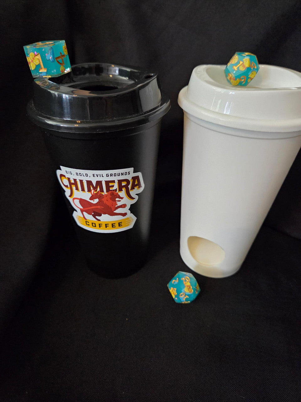 Coffee Cup Dice Tower