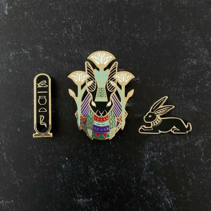 BV Enamel Egyptian God Sets
