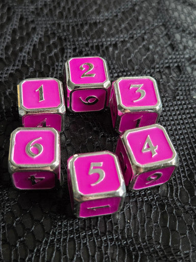 Metal D6 Set Pink